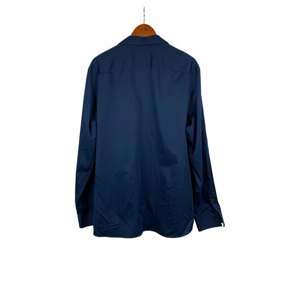 Calvin Klein Mens XL Blue Button-Down Shirt - Picture 2 of 5